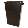 Impactprod Impact, THIN BIN CONTAINERS, RECTANGULAR, POLYETHYLENE, 23 GAL, BROWN 70234